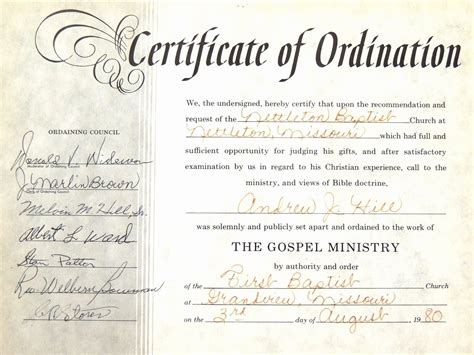 A <b>non</b>-<b>denominational</b> church located at. . Non denominational ordination certificates